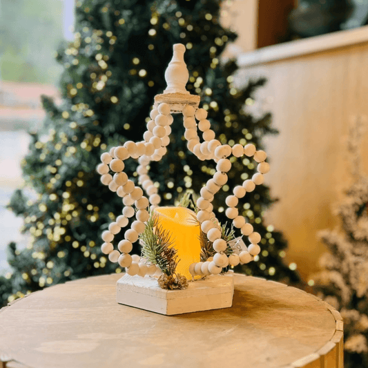Lanterna Decorativa de Natal Estrela com LED – 40cm