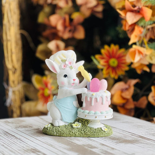 Coelho Confeitero Resina - 16cm