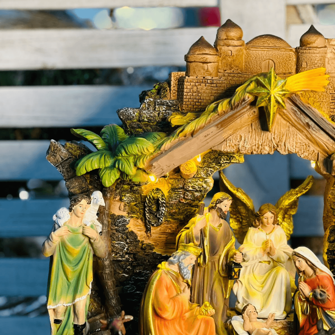 Presepio C/luz e Som -35cm
