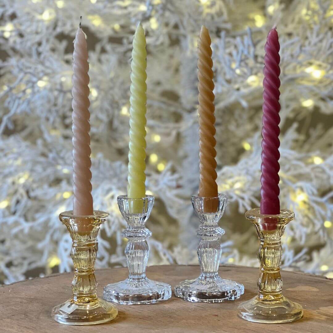 Velas  Espiral – 19,5cm | 4 peças