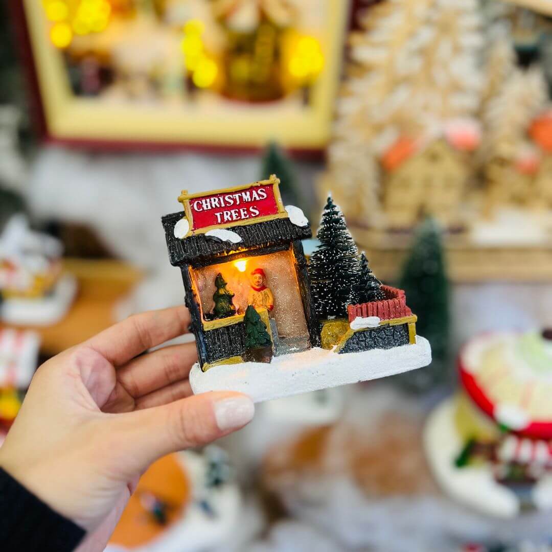 Loja Polir Natal Iluminada - 12cmx6x10