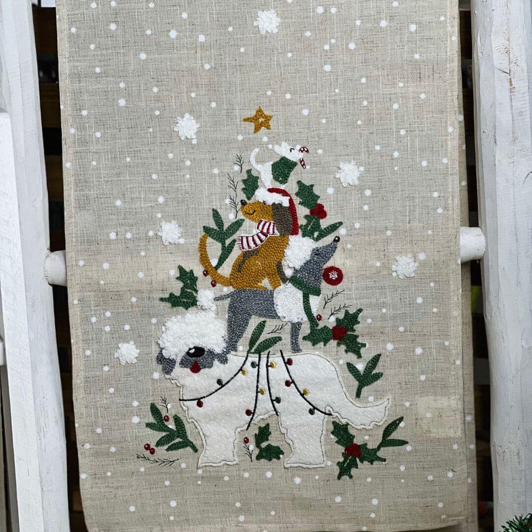 Caminho de Mesa Bordado – 35 x 178cm