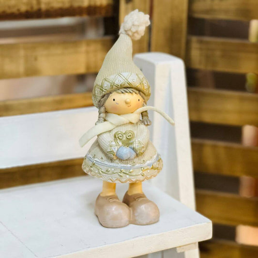 Boneca Decorativa Bege – 21cm
