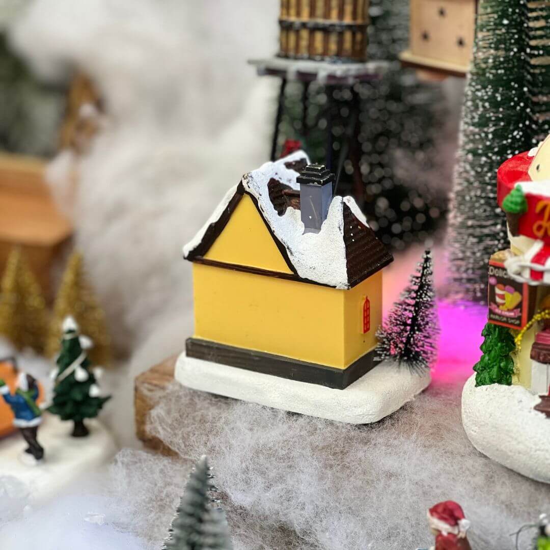 Chalé Polir Natal - 10x7x11cm