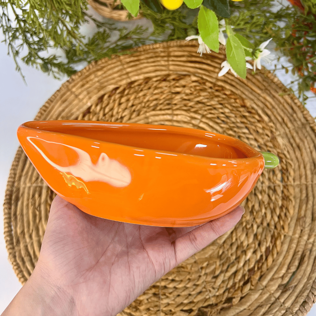 Bowl Cenoura Seletta de Cerâmica 280ml - 6x18x9,5cm