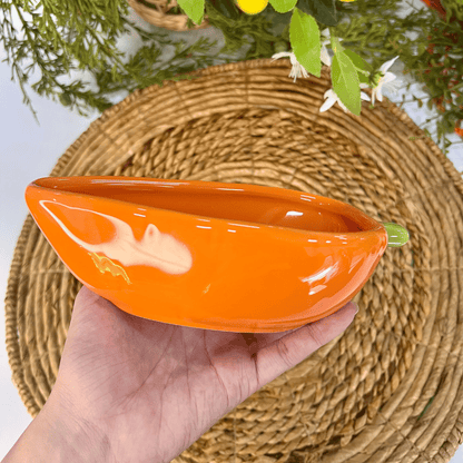 Bowl Cenoura Seletta de Cerâmica 280ml - 6x18x9,5cm
