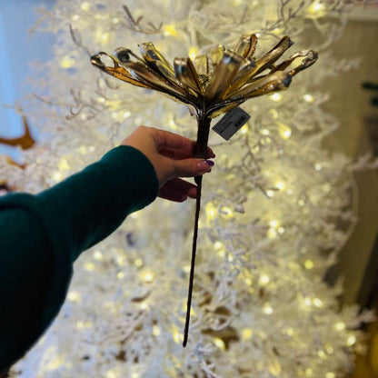 Haste Bico de Papagaio Natal Champanhe – 46cm
