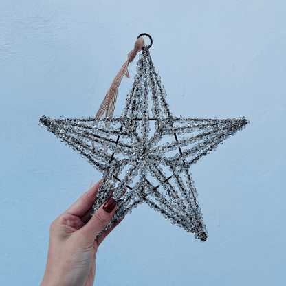 Pendente Estrela com Pedraria – 25cm