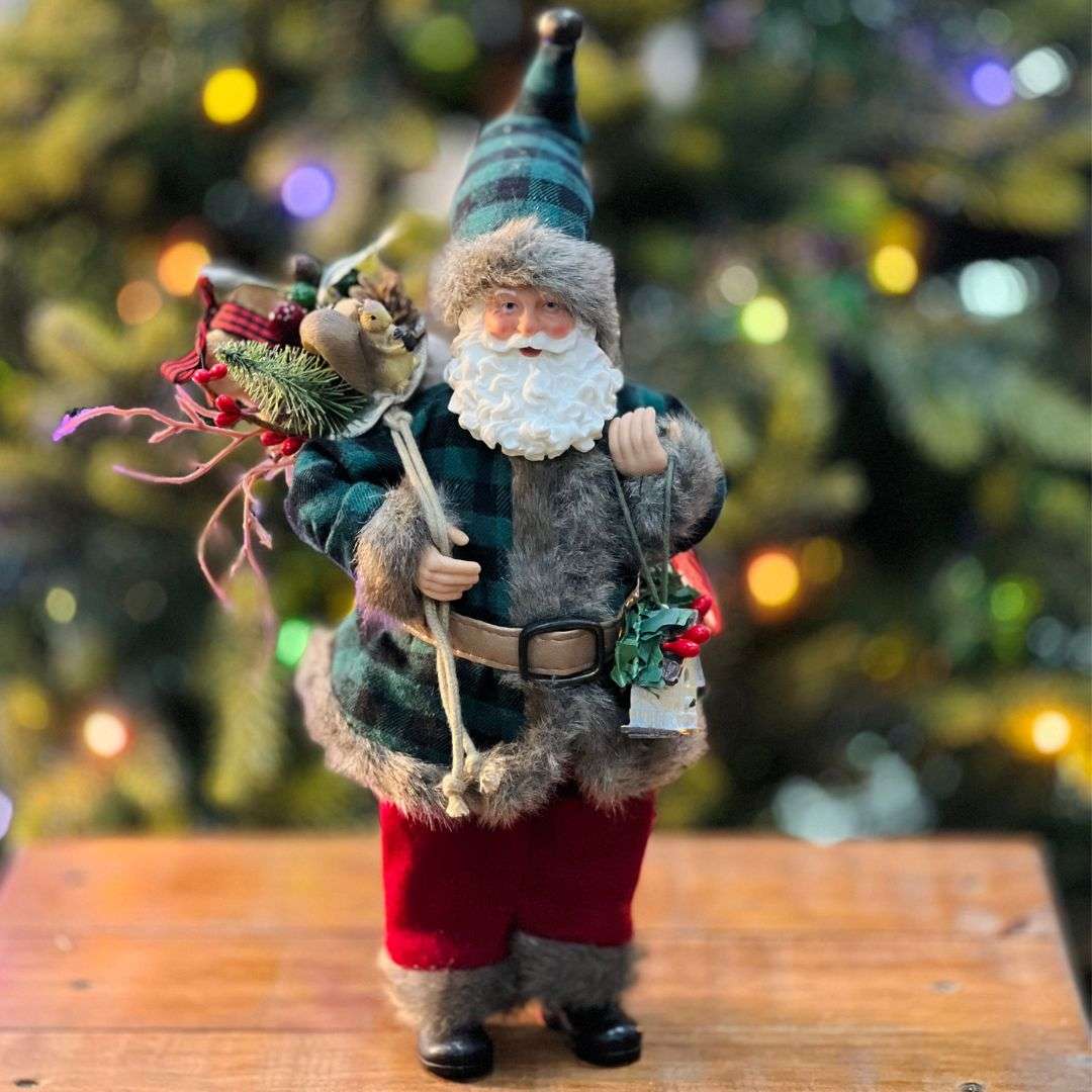 Papai Noel Rústico - 28cm