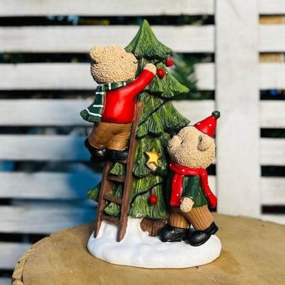 Ursos Decorando Árvore – 30cm