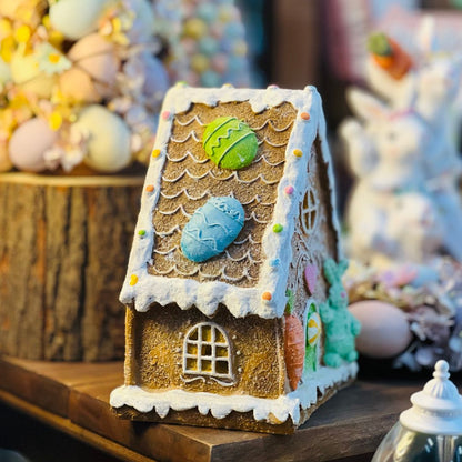 Casinha Decorativa Com Led - 24,5x15,5x18cm
