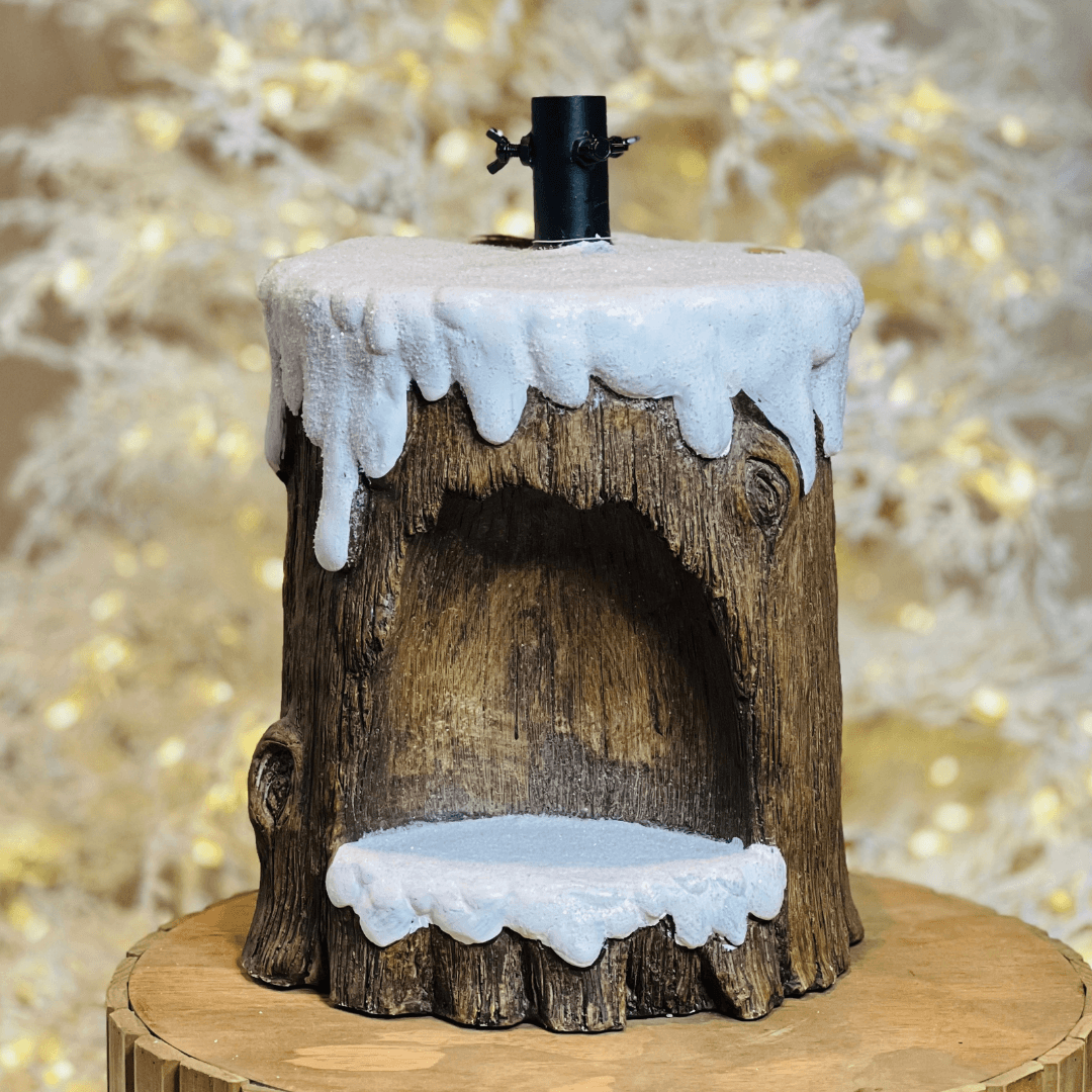 Base para Árvore de Natal Tronco Nevado – 43,6cm