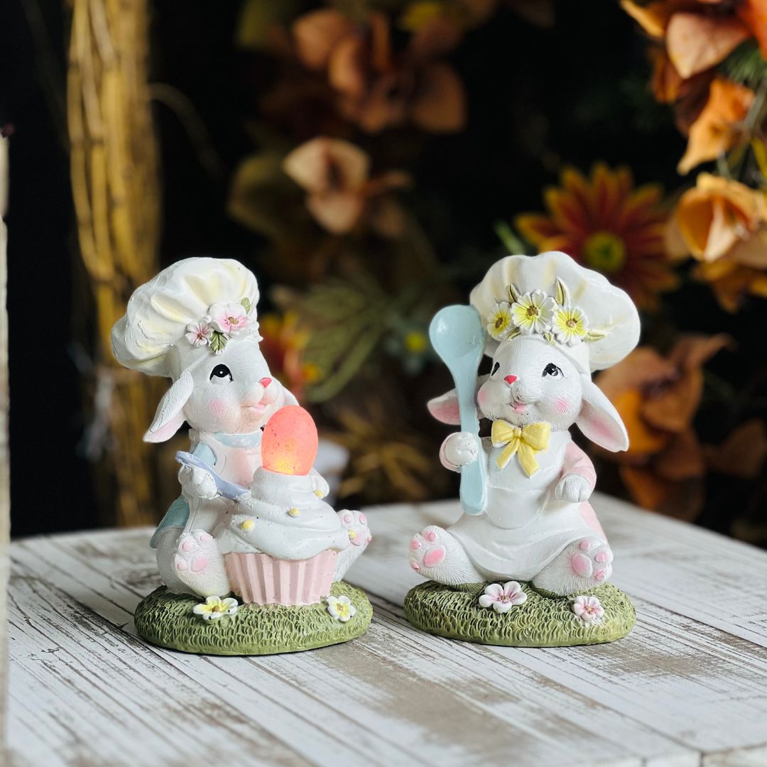 Coelho Confeitero colher resina - 16cm