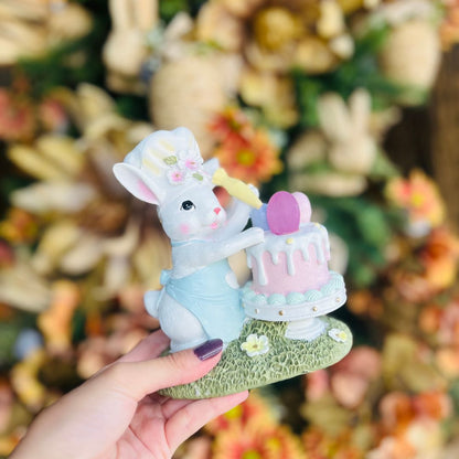 Coelho Confeitero Resina - 16cm