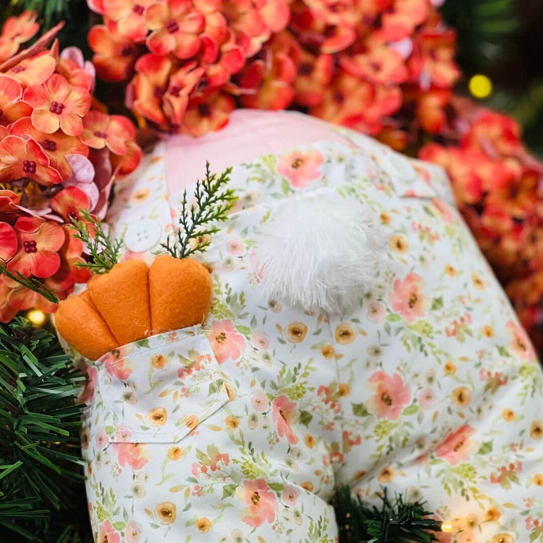 Kit Coelho Patas e Orelhas - Flores