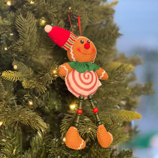 Boneco Gingerbread Menino Pendurar - 21cm