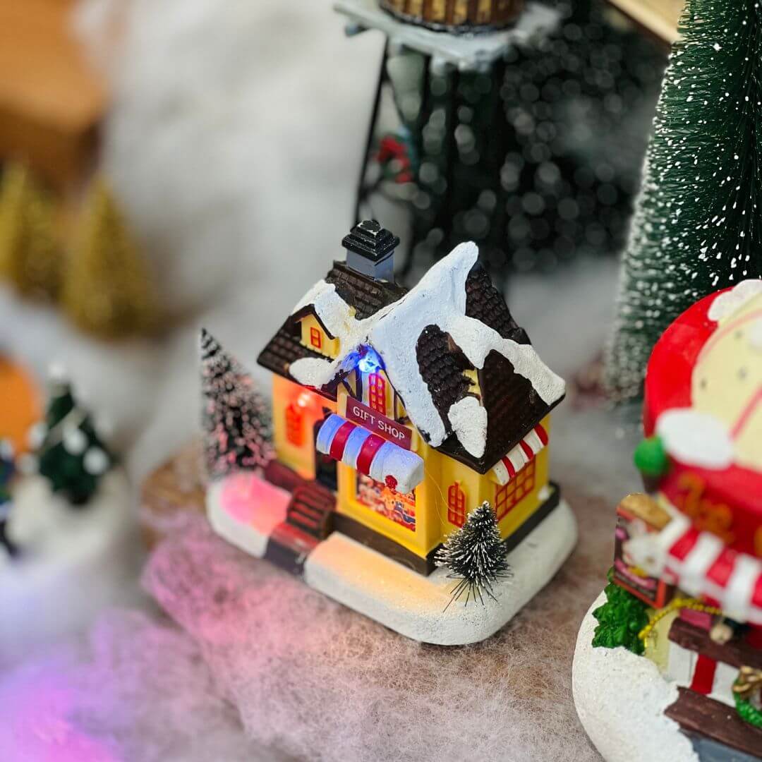 Chalé Polir Natal - 10x7x11cm