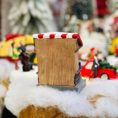 Loja de Árvore Natal Iluminada - 8x7x11cm