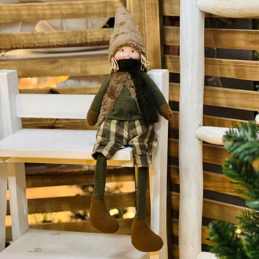 Boneco Natal Menino Sentado – 51cm