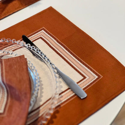 Jogo Americano Delicadeza Terrena 48cmx30,5cm