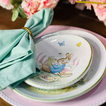 Prato Oval Pequeno Peter Rabbit Leitor - 21cm
