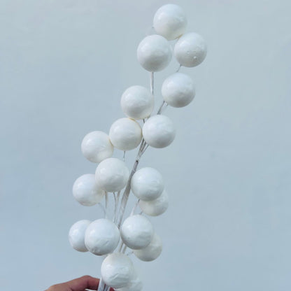 Galho Berry Brancas - 74cm