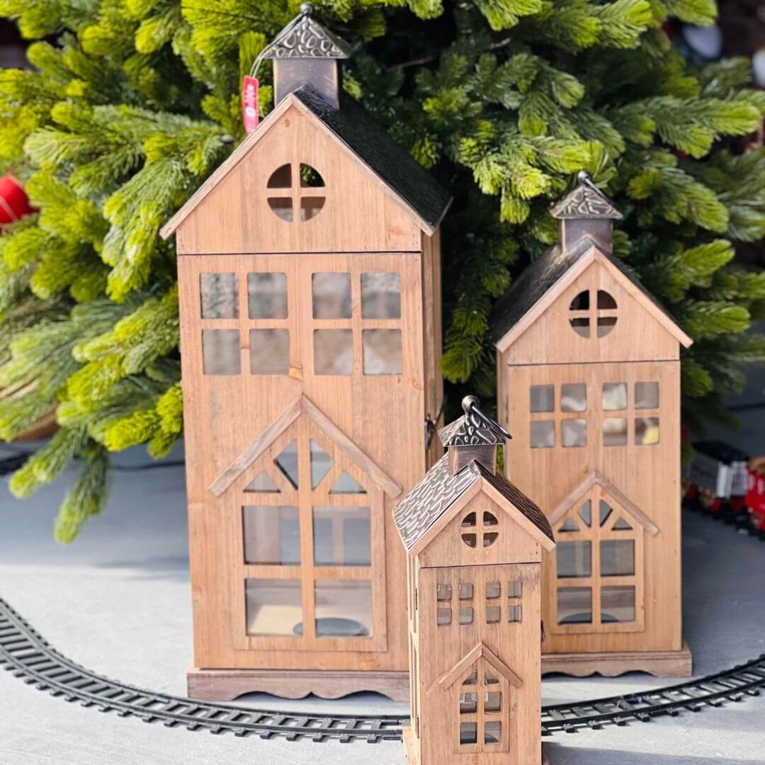 Casa Luminária Decorativa | 3 Peças