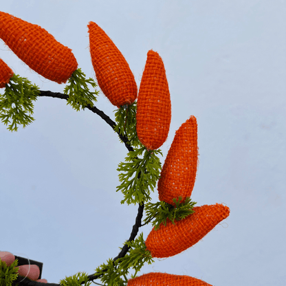 Guirlanda Cenouras - 18cm