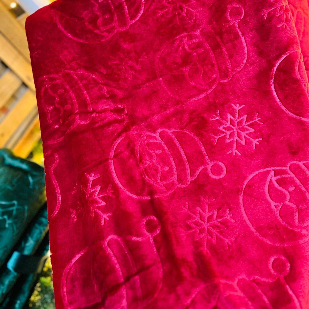 Manta Flanelada Vermelha – 150cm