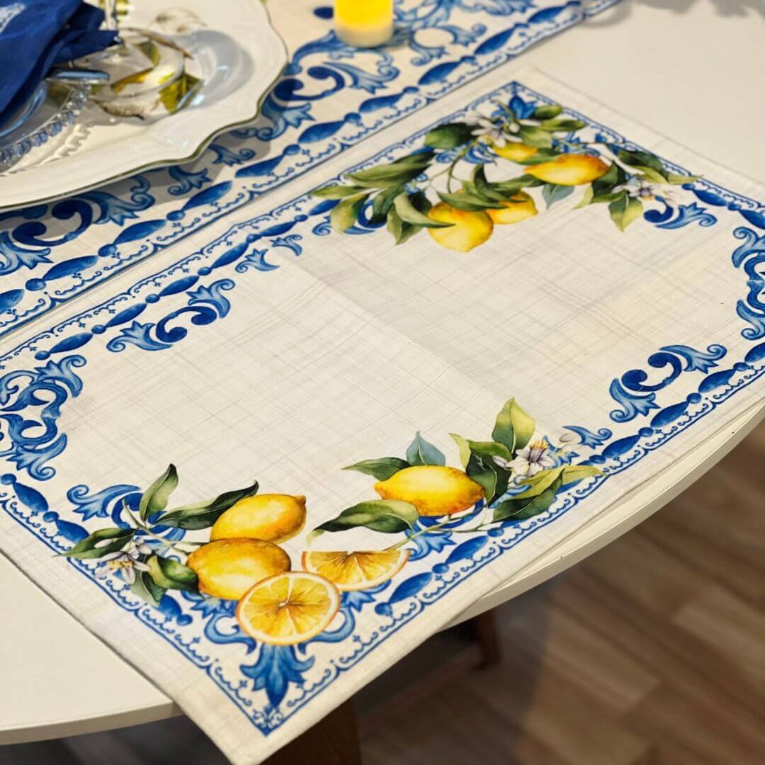 Jogo Americano Limão Siciliano 48x30,5cm