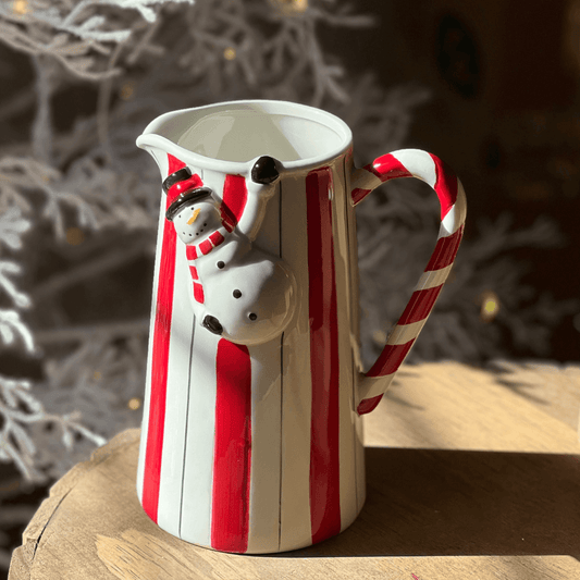 JARRA NATALINA BONECO DE NEVE – 21,2cm