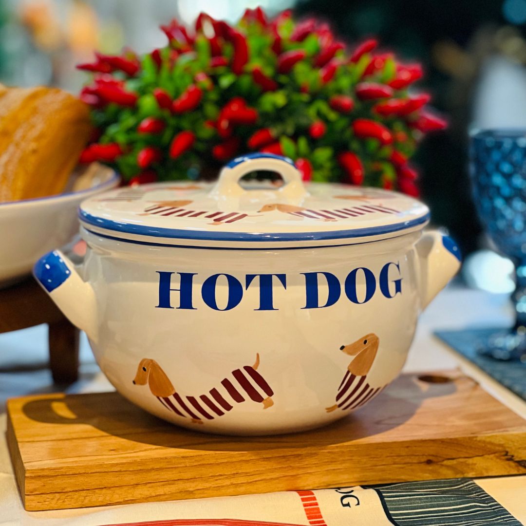 Terrina com Tampa Hot Dog - 11cm