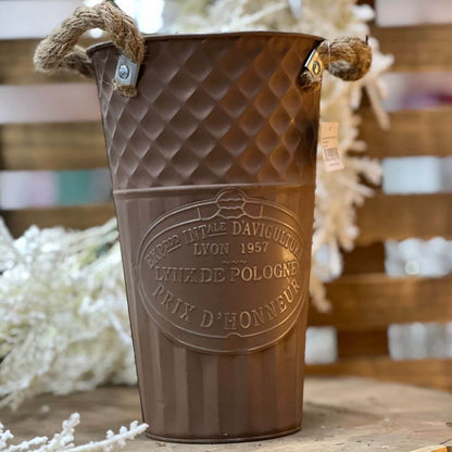 Vaso Decorativo de Metal | 15x25cm