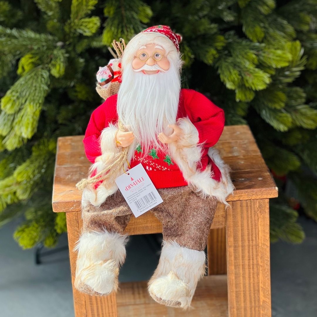 Papai Noel Sentado | 45cm
