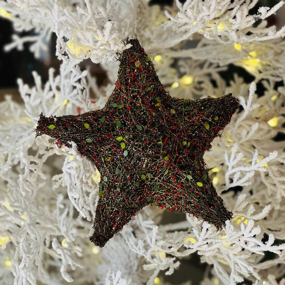 Estrela Aramada em Cipó – 25cm