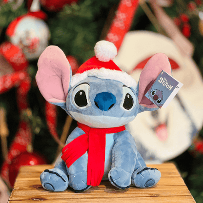 Stitch Natalino de Pelúcia 30cm