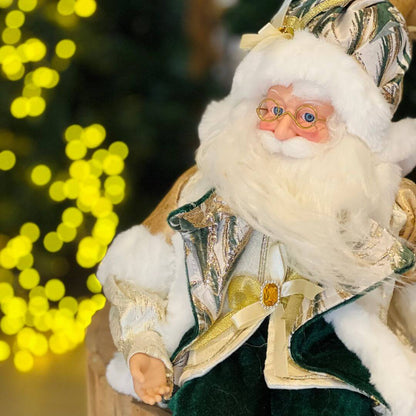 PAPAI NOEL NATAL SENTADO - 45CM