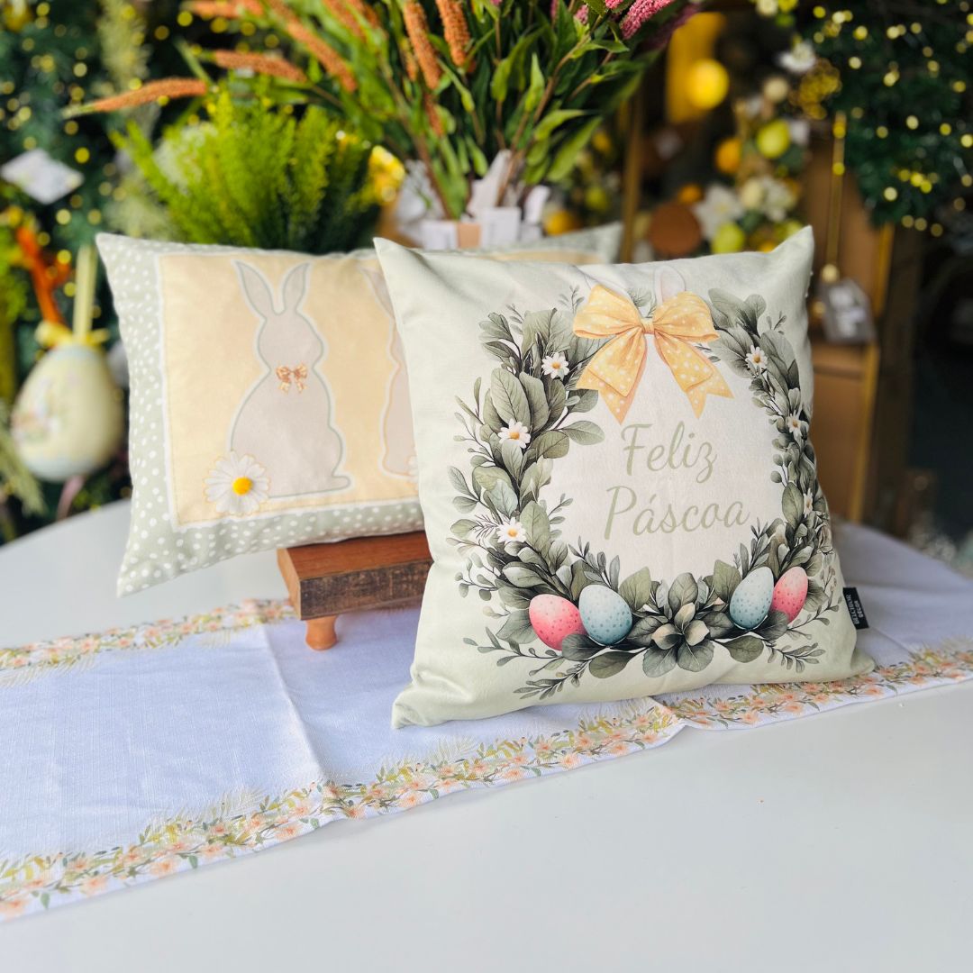 Capa Feliz Páscoa - 43x43cm (399159)