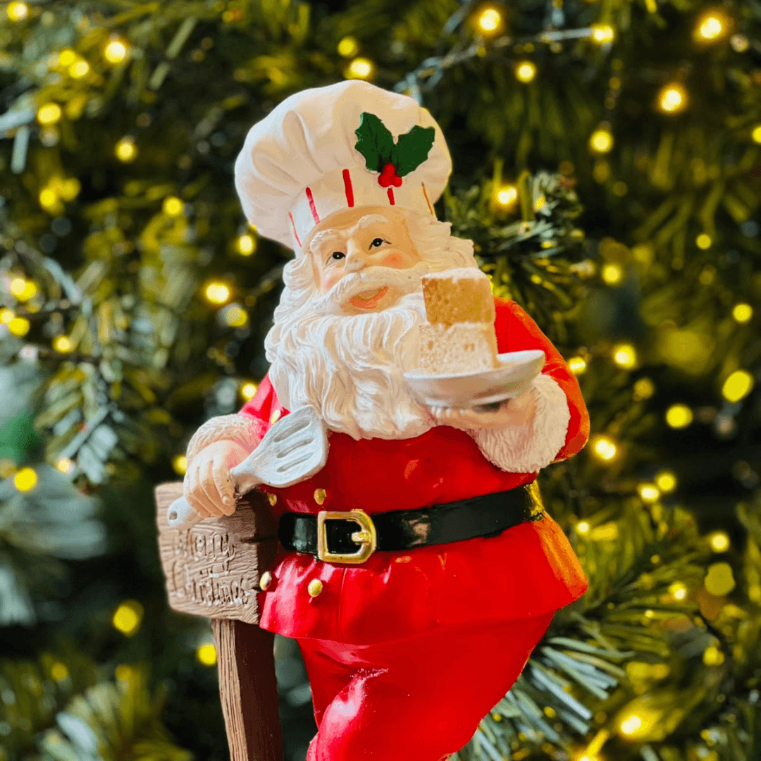 Decoração Noel Chef com Bolo – 15 x 27cm