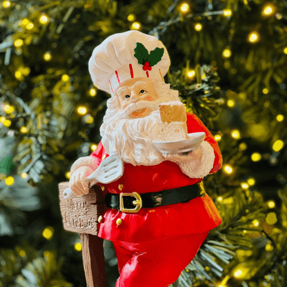 Decoração Noel Chef com Bolo – 15 x 27cm