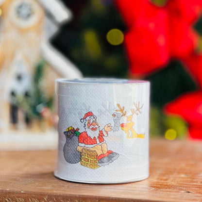Papel Higiênico de Natal Decorativo - 30mtsx10cm