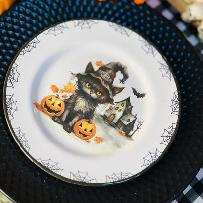 Prato de Sobremesa Cute Cats - Halloween 20cm