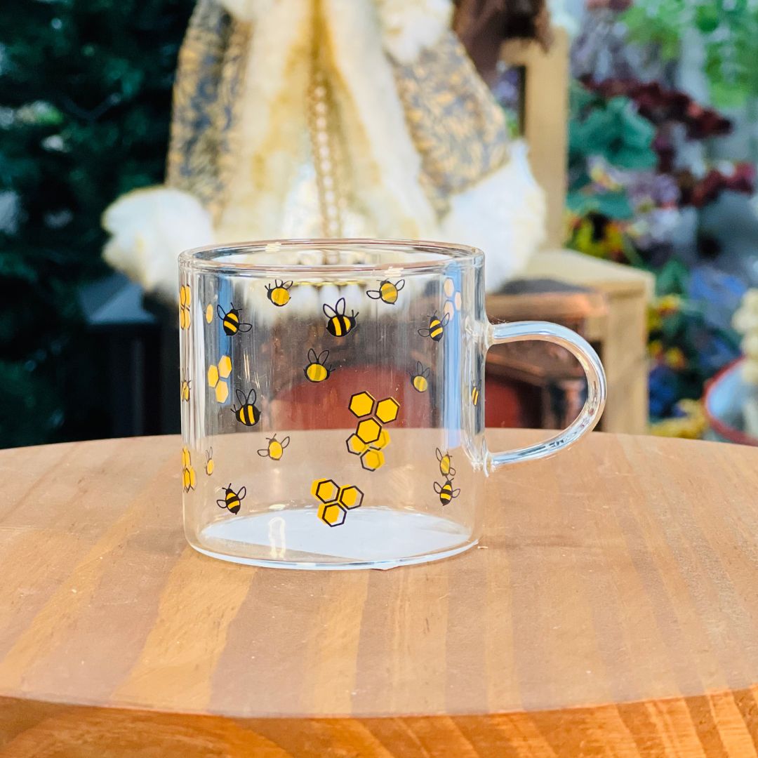 Caneca de Vidro Bee - 125ml