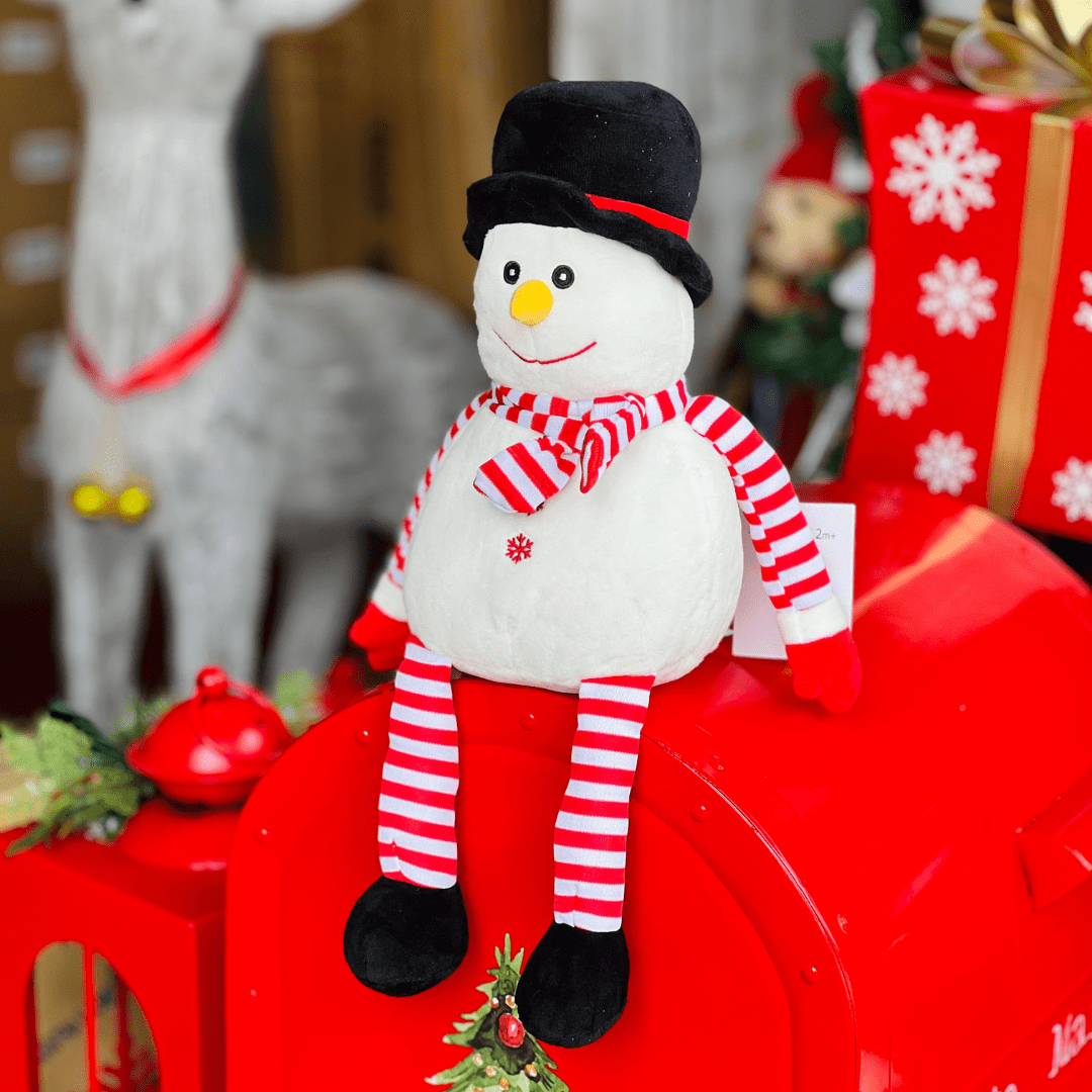 Boneco Neve Natalino de Pelúcia 40cm