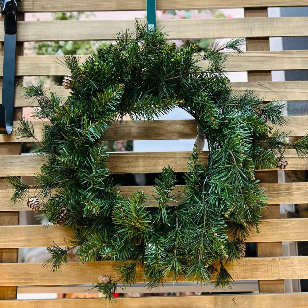 Guirlanda Decorativa de Natal com Pinhas – 45cm