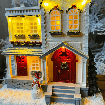 Casa Natalina Musical com Luz – 26,7cm