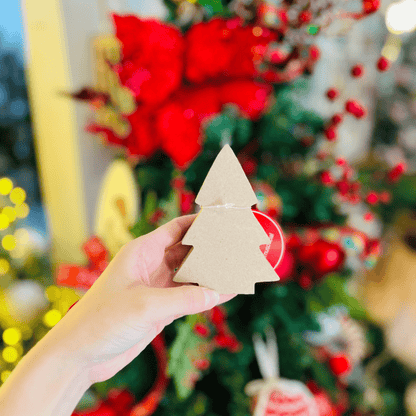 Árvore Natalina Verde de Madeira 11cm