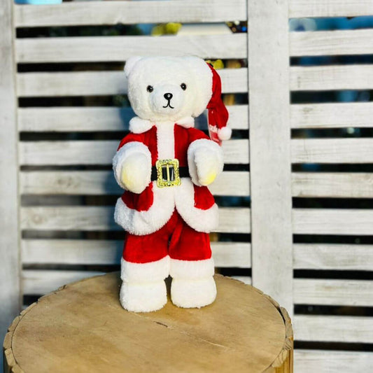 Dec Urso Noel com Led  - 38 cm