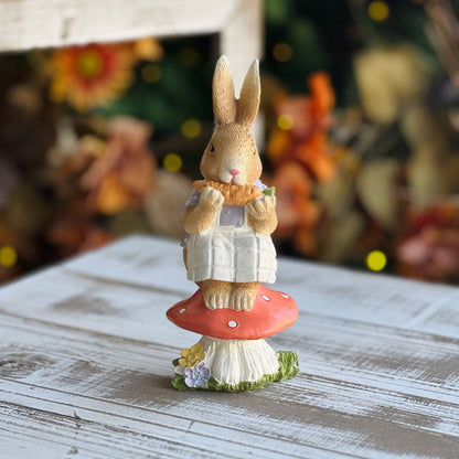 Coelho no Cogumelo - 17cm