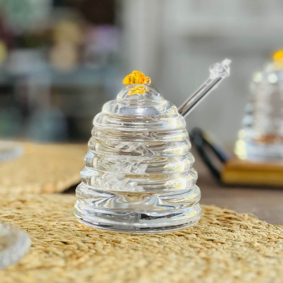 Meleira de Cristal Ecológico Little Bee - 9x9x9,5cm
